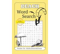 Beach Word Search Book: Beach Word Search Puzzle Book for Adults: Over 50 Summer-Themed Puzzles for Relaxation and Brain Fun