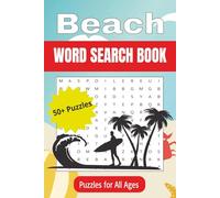 Beach Word Search Book: Large Print Beach Themed Puzzles | 6x9 Inches, 110 Pages | 50+ Puzzles