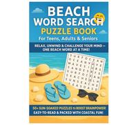 Beach Word Search Puzzle Book: Fun & Easy To Read Puzzles About Ocean Life, Travel, Trip, Tropical, Sun & Sand | 6x9, 110 Pages - A Perfect Gift For ... Lover, Summer, Vacation, Holiday & Beach Day