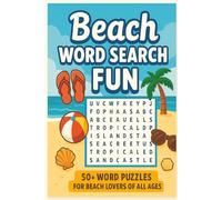 Beach Word Search Puzzle Book: Word Searches with Easy to Read Print about Beach, Summer, Ocean and more | 6x9 inches, 110 pages | 50+ Puzzles...Gift for Vacations, Holiday and more