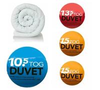 Beach837 Premium Hotel Quality Duvet | Anti-Allergy, All Seasons, Affordable Duvets in Multiple Togs (TOG Rating: 4.5, Kingsize, Corovin Polypropylene)