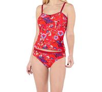 Beachcomber Blanket Stitch Tankini Top In Red Red 10