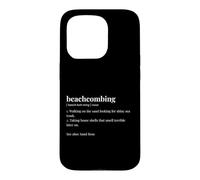 Beachcomber Dictionary Funny Beachcombing Case for iPhone 15 Pro