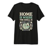 Beachcomber Home is Where The Shell is Seashell Collector Premium T-Shirt