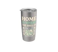 Beachcomber Home is Where The Shell is Seashell Collector Stainless Steel Insulated Tumbler