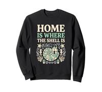 Beachcomber Home Is Where The Shell Is Seashell Collector Sweatshirt