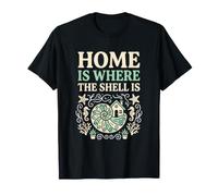 Beachcomber Home is Where The Shell is Seashell Collector T-Shirt