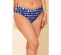 Beachcomber Women's Blanket Stitch Bikini Brief in Dark Navy | Size: 14