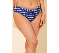 Beachcomber Women's Blanket Stitch Bikini Brief in Dark Navy | Size: 16 Beachcomber Dark Navy 16