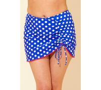 Beachcomber Women's Ruched Swim Skirt With Sewn In Brief in Cobalt | Size: 20 Beachcomber Cobalt 20