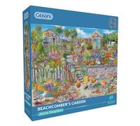 Beachcomber's Garden | 1000 Piece Jigsaw Puzzle | Beach Garden Puzzle | Janice Daughters | Sustainable Jigsaw Puzzle for Adults | Premium 100% Recycled Board | Great Gift for Adults | Gibsons Games