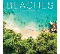 Beaches 2026 7" x 7" Mini Wall Calendar