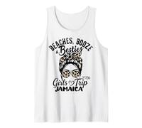 Beaches Booze Besties Girls Trip Jamaica 2026 Womens Weekend Tank Top