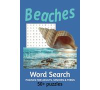 Beaches Word Search Puzzle Book: Word Searches with Easy to Read Print about Beaches, Oceans, Sea Vacations and More 6x9 inches, 110 pages 50+ Puzzles…Gift for Vacations, Holidays and Free Time