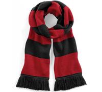 Beachfield Beechfield Stadium Scarf - Black/Classic Red Size: One Siz