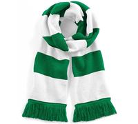 Beachfield Beechfield Stadium Scarf - Kelly Green/White Size: One Size