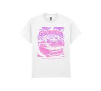 Beachfront Graphic Men's T-Shirt Gas Monkey Garage White 4XL