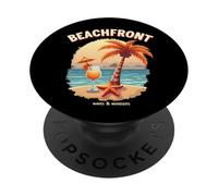 Beachfront Waves and Wonders Escape PopSockets Adhesive PopGrip