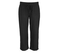 beachtime Cropped Beach Trousers Black