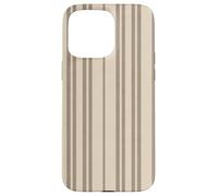 Beachy Boho Coastal Stripes Sand Dune Driftwood Taupe Case for iPhone 15 Pro Max