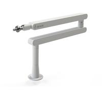 BEACN Mic Stand - Studio-Quality Low Profile Adjustable Microphone Arm with 360° Rotation, Cable Management, Easy Clamp, Universal Fit For Streaming, Podcasting, Gaming (White)