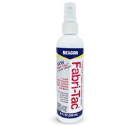 Beacon Fabri-Tac 236ml Spray, Clear - Permanent Adhesive Fabric Glue - Strong Leather Glue for Lace, Glass, Wood & Trims - Quick Drying Craft Glue for Upholstery & Home decor