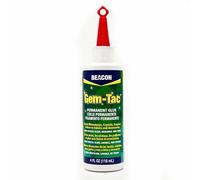 Beacon Gem-Tac 118ml Medium Bottle - Clear Adhesive for Fabric, Rhinestones, Glass, and More - Ideal glue for Embellishing Shoes, Gowns, Phones, and Accessories.