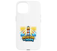 Beacon Guidance Inspiration Lighthouse Motivation Graphic Case for iPhone 15