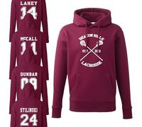 Beacon Hill Lacrosse Hoodie |Stilinski Lahey McCall Inspired Hooded Top | Stilinski 24 / Lahey 14 / Dunbar 09 / McCall 11 Teen TV Show Gift for Fans - Unisex Hoodie for UK Men/Women/Teens