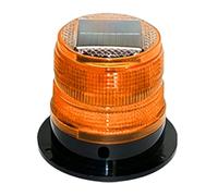 Beacon Light - ABS PC Wireless LED Warning Lamp | Solar Powered Magnetic Safety Signal with Eight Beads | Vehicle Mounted Night Visibility Light for Traffic Construction Engineering and Emergen