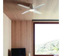 Beacon Lighting Beacon Aria CTC LED ceiling fan, white, 122 cm, quiet