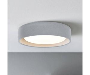 Beacon Lighting Beacon ceiling light Uno, grey, concrete, Ø 27 cm, GX53
