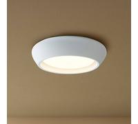 Beacon Lighting Beacon Fjord ceiling light, white, plaster, Ø 28 cm, GX53