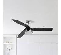 Beacon Lighting Beacon LED ceiling fan Bronx DC motor quiet 132 cm CCT