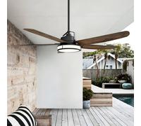 Beacon Lighting Beacon Louisville ceiling fan with light, bronze, quiet