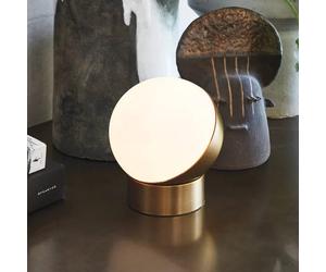 Beacon Lighting Beacon table lamp Mikoh, antique brass-coloured metal, glass