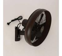 Beacon Lighting Beacon wall fan Breeze, black, Ø 41 cm, quiet