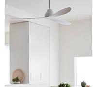 Beacon Lighting Beacon Whitehaven ceiling fan, white, DC, quiet, 142 cm