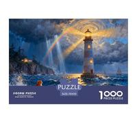 Beacon of Hope Wooden Jigsaw Puzzle Waterproof 1000 Piece Puzzles for Adults Challenging And Brainteasing Home Decoration