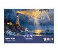 Beacon of Hope Wooden Jigsaw Puzzle Waterproof 1000 Piece Puzzles for Adults Gifts Challenging And Brainteasing Games