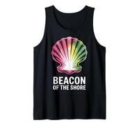 Beacon of the Shore Colorful Shell Design Tank Top