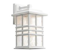 Beacon Outdoor 1 Light Wall Lantern White IP44 E27 Netlighting White One Size