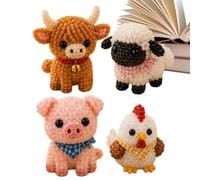 Bead Animal Making Kit, DIY 3D Animal Figure Beading Kits Animals Beading Kits For Adults, With Instructions Bead Animals Kit,For Enthusiasts Beginner Girls Kids Adults Birthday Desktop Bookshelf Home