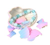Bead Bracelets for Children - Light Colour Gradient Bead Bracelet Charm for Camping Travel School Nursery