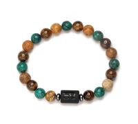Bead Bracelets for Womens,High-End 8Mm Natural Gemstone Stone Crystal Zodiac Elastic Relief Reiki Yoga Elastic Beaded Bracelets,Energy Jewellery for Women Men Cancer