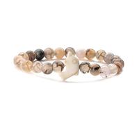 Bead Bracelets for Womens,Niche Design 8Mm Natural Gemstone Stone Crystal Dolphin Relief Reiki Yoga Elastic Beaded Bracelets,Energy Jewellery for Women Men Dragon Pattern