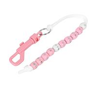 Bead Chain Score Counter Nylon With Artificial Shining Stone Supplies Black Pink Ball Counter For (Pink)
