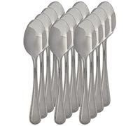 Bead Cutlery Tea Spoons - Pack of 12 | Stainless Steel Tea Spoons, Genware Bead Cutlery
