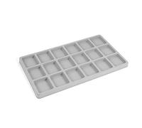 Bead Design Board, 19.5 x 34 cm Gray Flocked Bead Board For DIY Bracelet Necklace Beading Jewelry Making