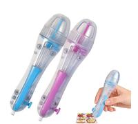 Bead Dispenser Pen,Fuse Beads Pen for 2.6mm Beads,2.6mm Automatic Press Beaded Tool,Transparent Pe-n Bead Dispenser,Portable BeadPen for Beading Crafts DIY Jewelry Making